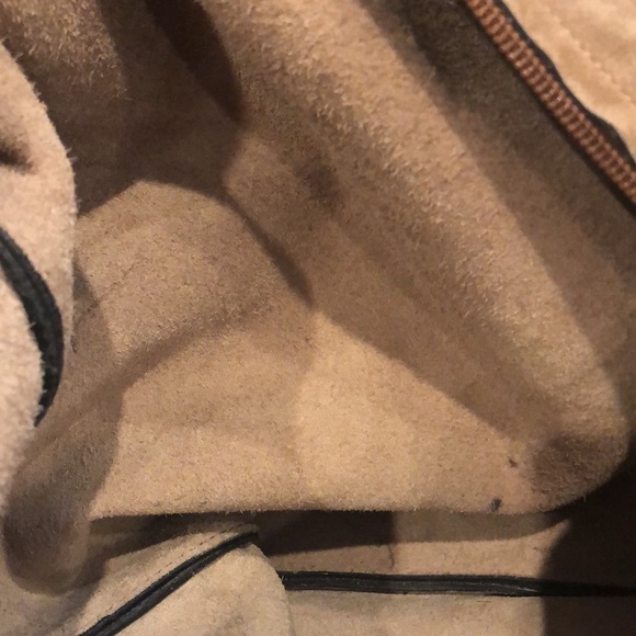 CELLERINI FIRENZI VINTAGE LEATHER HOBO IN SAND - Picture 7 of 8